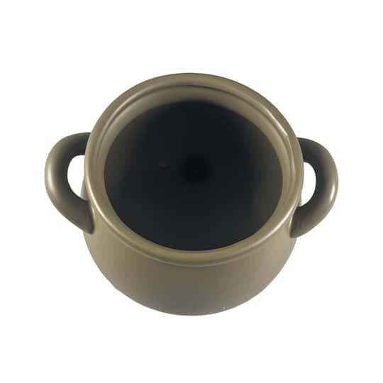 Green Ceramic Cauldron by Ashland®